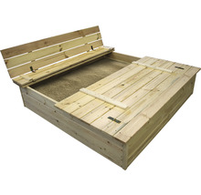 Dřevěné pískoviště s lavičkou a víkem