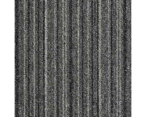 Kobercová dlaždice Astra Str 575 tm.šd. 50x50 cm Detailní pohled na koberec s pruhovaným vzorem