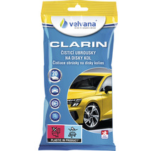 Čisticí ubrousky na kola Clarin, 20 kusů, pro čištění kol automobilů