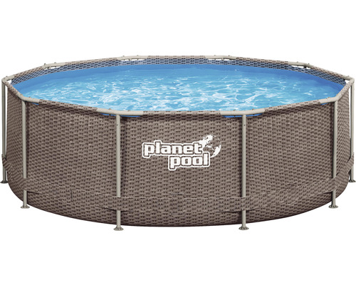 Bazén s rámovou konstrukcí Planet Pool FRAME RATAN 305 x 91 cm