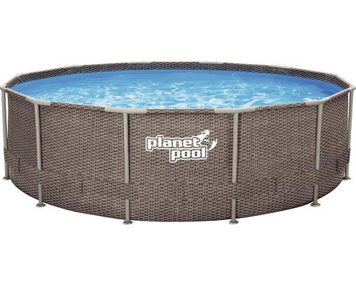 Bazén s rámovou konstrukcí Planet Pool FRAME RATAN 366 x 122 cm