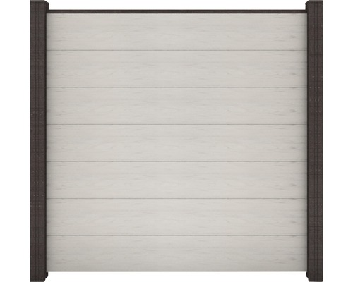 BPC Plotové pole GroJa Flex Grande Zahradní plotový díl s horizontálními prkny a rámem