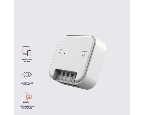 Bílé zařízení Smart Home pro ovládání aplikací