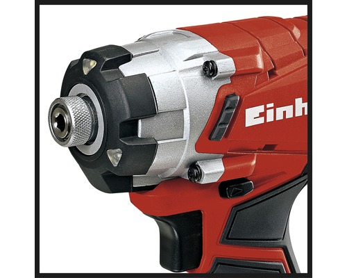 Detail akumulátorového rázového utahováku Einhell