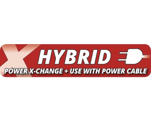 Hybridní Power X-Change plus použití s napájecím kabelem