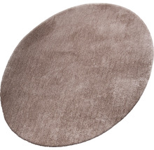 Kusový koberec Shaggy Wellness rund 80cm, tmavě šedý-thumb-1