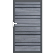 Dřevěná zahradní branka s rámem a rukojetí