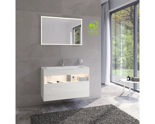 Koupelnová skříňka pod umyvadlo KEUCO Stageline bílá 100 x 62,5 x 49 cm 32872300110 Koupelnová skříňka pod umyvadlo KEUCO Stageline bílá 100 x 62,5 x 49 cm 32872300110