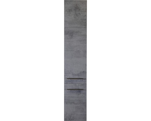 Koupelnová skříňka vysoká Sanox Straight beton antracit 35 x 160 x 35 cm