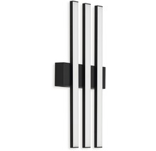 Moderní LED nástěnné svítidlo se třemi světelnými prvky