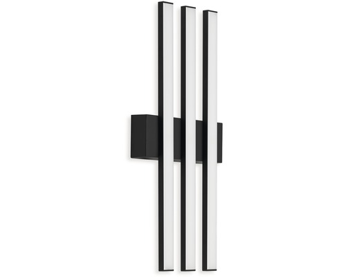 Moderní LED nástěnné svítidlo se třemi světelnými prvky