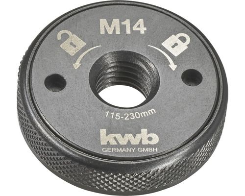 Rychloupínací matice M 14 KWB pro úhlovou brusku 115-230 mm