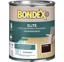 Olej na dřevo Bondex ELITE výjmečně odolný matný ořech hnědý 0,75 l