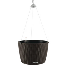 Závěsný květináč se zavlažovacím systémem a ukazatelem teploty