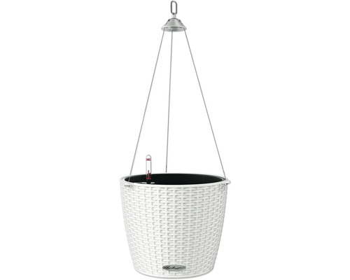 Závěsný květináč s teploměrem pro rostliny