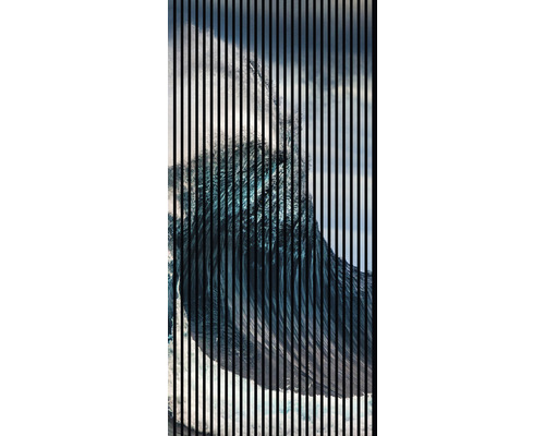 Designový akustický panel DIGI01D 19x1133x2400 mm Dekorativní okno s motivem vlny pro vnitřní použití