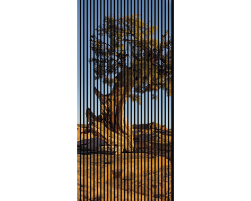 Designový akustický panel DIGI01I 19x1133x2400 mm Dekorativní lamelový obraz s motivem stromu pro dekoraci stěn