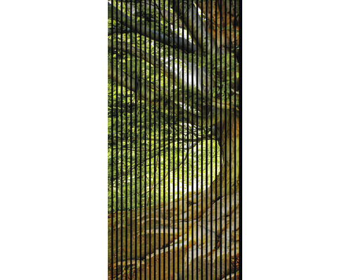 Designový akustický panel DIGI01J 19x1133x2400 mm Lamelový obraz se stromem