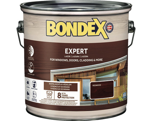 Syntetická silnovrstvá lazura Bondex EXPERT sekvoj 2,5 l