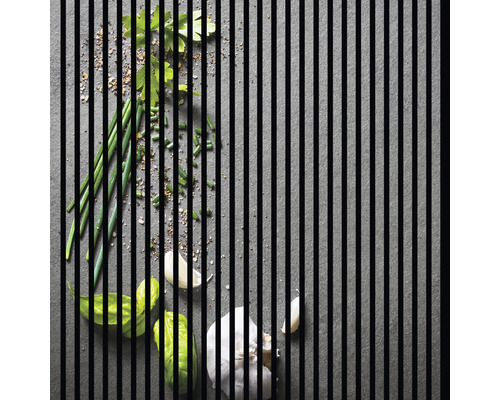 Designový akustický panel DIGI01U 19x1133x1195 mm Grilovací deska s bylinkami a kořením