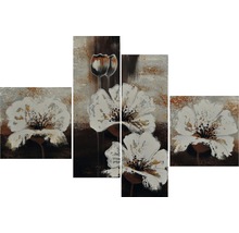 Obraz na plátně Hnědé květy 70 x 100 cm-thumb-0