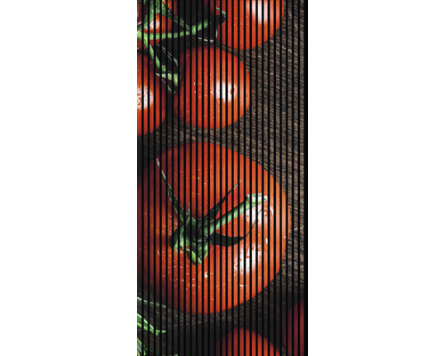 Designový akustický panel DIGI01Z 19x1133x2400 mm Rajčata na dřevěné desce