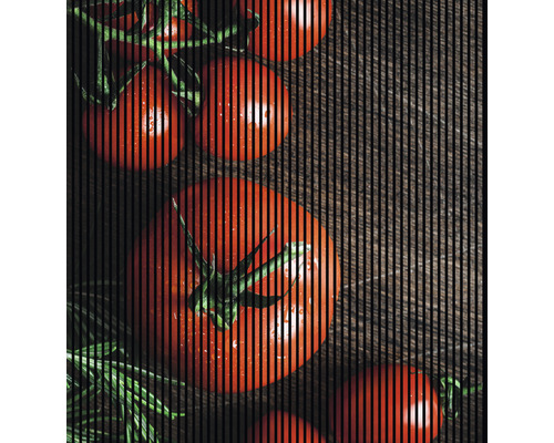 Designový akustický panel DIGI01Z 19x2253x2400 mm Rajčata a rozmarýn na dřevěném pozadí