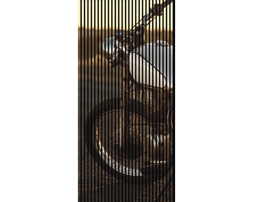 Designový akustický panel DIGI02Q 19x1133x2400 mm Motocykl s vertikálními liniemi