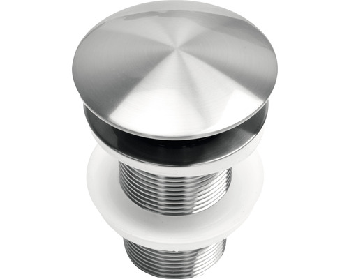 Kovová umyvadlová zátka