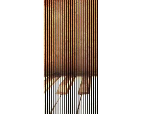 Designový akustický panel DIGI03Q 19x1133x2400 mm Dekorativní deska s dřevěnou strukturou a lamelami