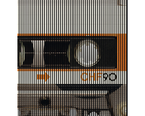 Designový akustický panel DIGI03V 19x2253x2400 mm Obrázek audiokazety