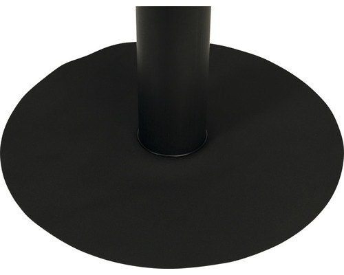 Černá kovová základna stolu