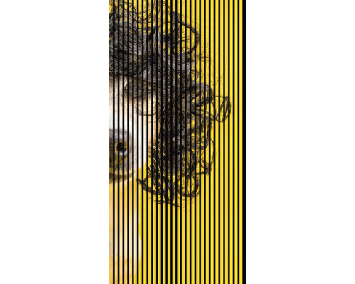 Designový akustický panel DIGI04N 19x1133x2400 mm Dekorativní panel s motivem psa pro interiéry