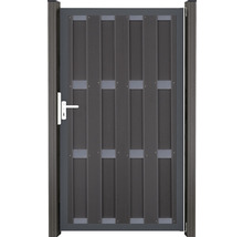 Zahradní branka s klikou a lamelovou výplní