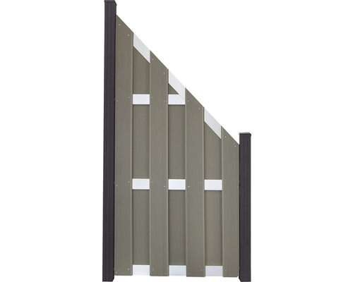 Plastová zahradní branka s rovnou horní hranou