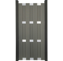 Plastová zahradní branka s hliníkovými výztuhami