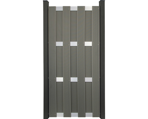 Plastová zahradní branka s hliníkovými výztuhami