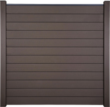 Plotový dílec z WPC s vodorovnými panely