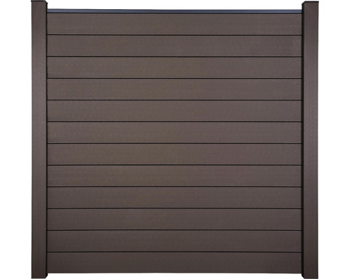 Plotový dílec z WPC s vodorovnými panely