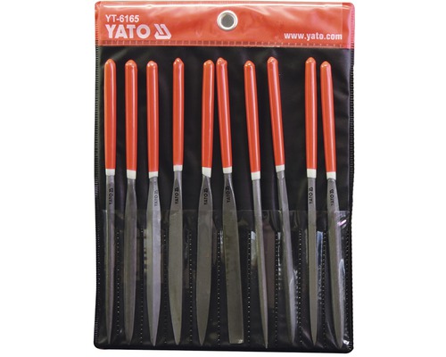 Sada pilníků jehlových YATO 5 x 180 mm YT-6165 10 ks v balení