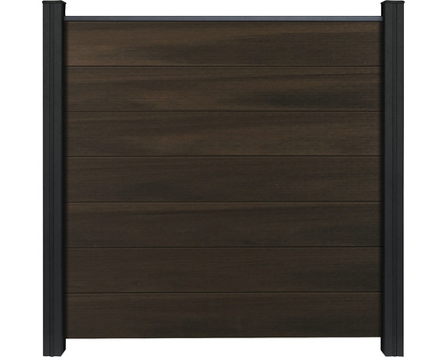 BPC Plotové pole GroJa Flex Grande Dřevěný plot s vodorovnými deskami a rámem