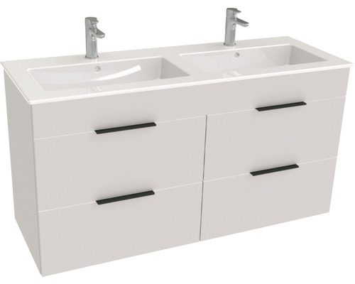 Koupelnová skříňka s umyvadlem JIKA CUBE 120x43 cm bílá H4536621763001