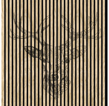 Designový akustický panel DIGI05B 19x1133x1195 mm