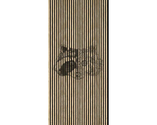 Designový akustický panel DIGI04x 19x1133x2400 mm Dekorativní nástěnný panel s motivem zvířete pro interiérový design