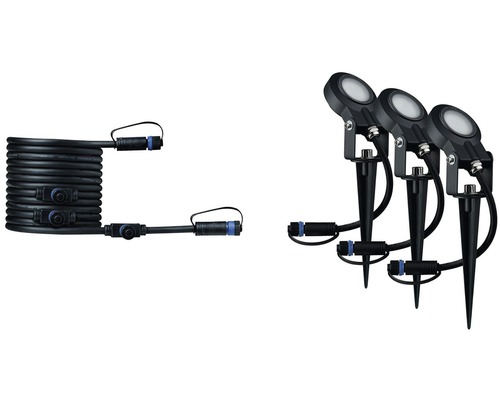 LED venkovní bodové osvětlení Paulmann 93689 IP67 6W set antracit LED venkovní bodové osvětlení Paulmann 93689 IP67 6W set antracit