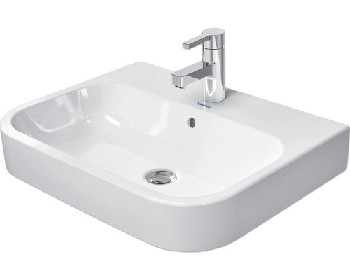 Umyvadlo na desku DURAVIT sanitární keramika bílá 60 x 47,5 x 17 cm 2315600000 Umyvadlo s baterií