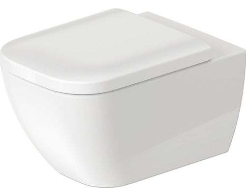 Závěsný hlubokosplachovací klozet ze sanitární keramiky s WC sedátkem