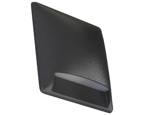 LED venkovní vestavné osvětlení Panlux Leon Square IP65 4W 240lm 3000K šedé Schodišťové svítidlo pro montáž na stěnu