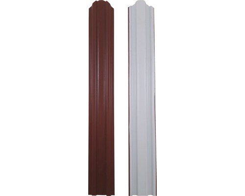 Dva plotové profily z kovu