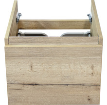 Skříňka pod umyvadlo s dřevěným vzhledem